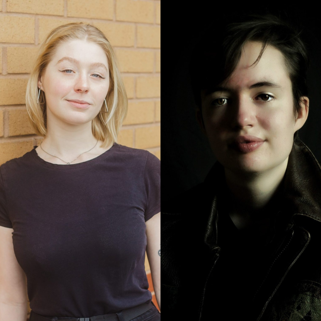 Headshots of Libby Maeve and Heather Chapman